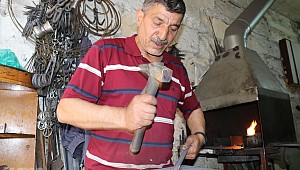 Ahmet Usta 40 yıldır demire şekil veriyor