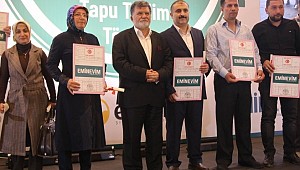 Eminevim, Samsun'da tapu dağıttı