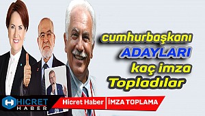 Hangi Aday Kaç İmza Topladı