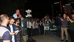 Kudüs Dostları  Siyonist Konsolosluğu Önünde Eylem Yaptı