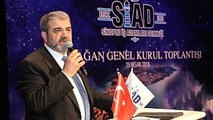 (SİAD)Sinoplu İş Adamları Derneği 12.Olağan Kongresini yaptı.
