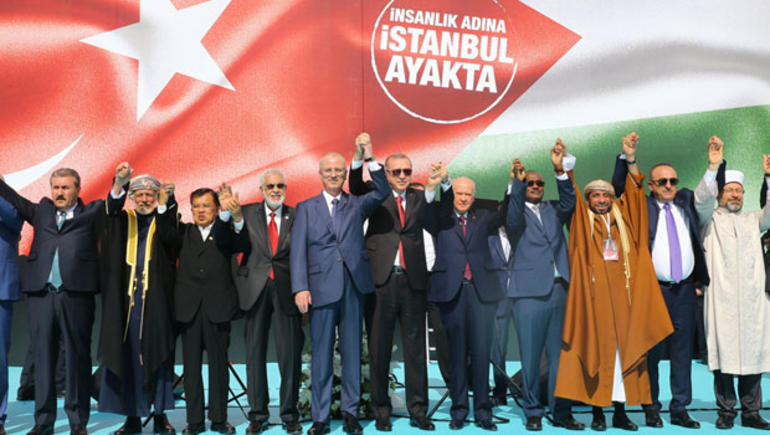 Yenikapıda Kudüs Mitingi