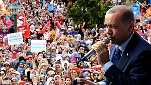 Cumhurbaşkanı'nın Bursa mitingi konuşması