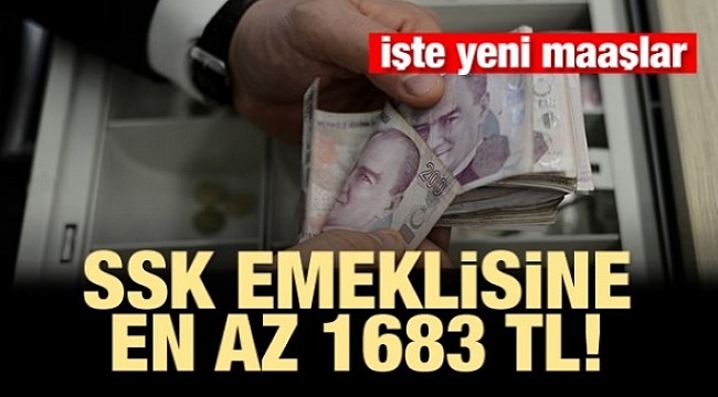 Hesaplara göre SSK emeklisine en az bin 683 TL