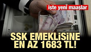 Hesaplara göre SSK emeklisine en az bin 683 TL