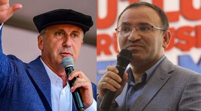 Hükümet Sözcüsü Bozdağ'dan Muharrem İnce'ye tepki