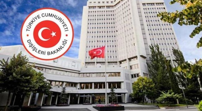 Dışişleri Bakanlığı: Ülke temsilcileri hadlerini aşmasın