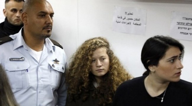 Filistinli cesur kız Tamimi serbest bırakıldı