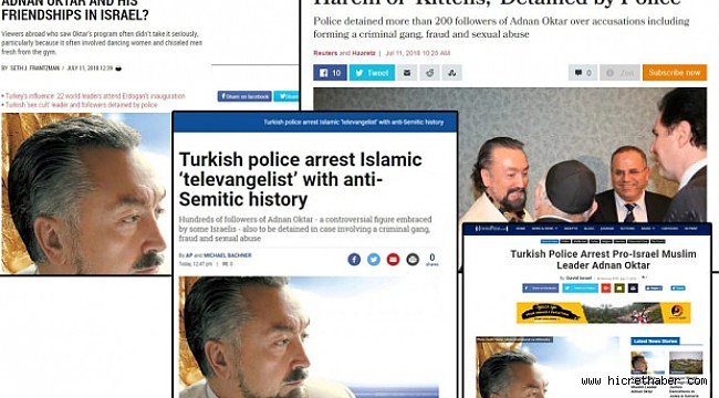 İsrail Adnan Oktar ve kediciklerine destek! Şaşırtmadılar