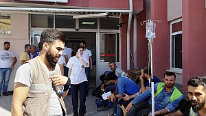 Rafineride akşam yemeğinden hastanelik olan işçi sayısı 2 bin 100'e çıktı