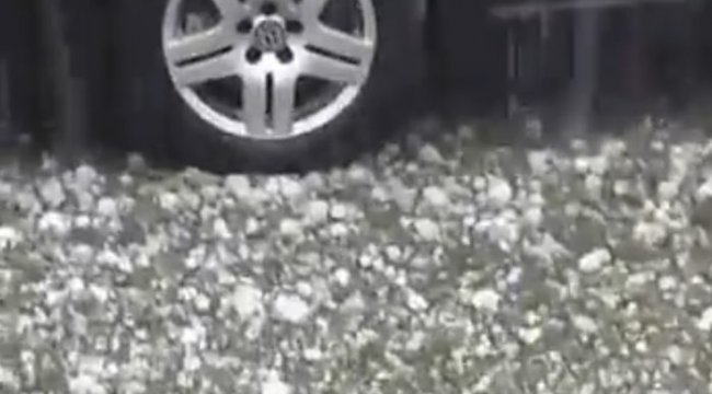 Sakarya'da dolu yağışı etkili oldu