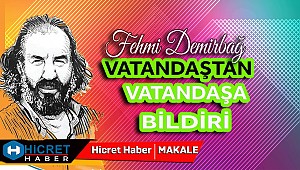 Vatandaş'tan Vatandaş'a Bildiri