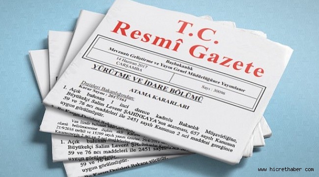 Yeni kanun hükmünde kararname yayımlandı!