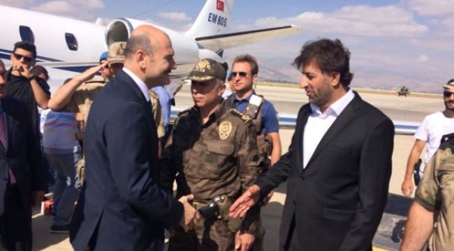 Bakan Soylu, astsubay eşi ile 10 aylık bebeğinin şehit olduğu bölgede!