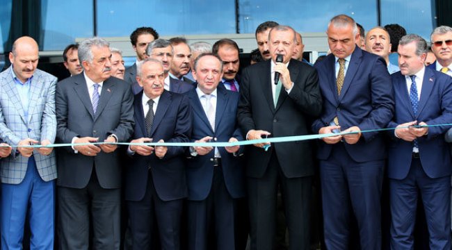 Cumhurbaşkanı Erdoğan, Rize'de otel açılışı yaptı