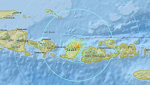  Endonezya'da 6.3 büyüklüğünde deprem