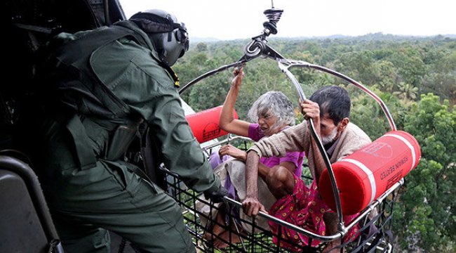 Felakette son bilanço: Kerala'da 324 kişi öldü!