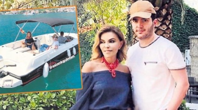 Feryal Gülman oğluyla gezmelerde