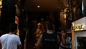 Güzellik salonunda korkutan yangın