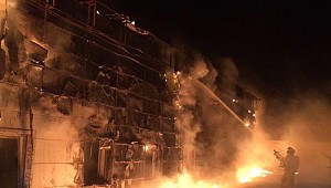 Hastane ek binasında yangın paniği