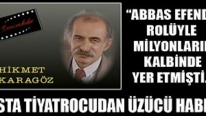 Hikmet Karagöz:Felç geçirdiğini sanat camiasından saklamış