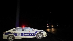 Maket polis aracının tepe lambasını çaldılar