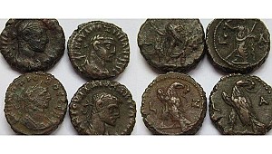 Mısır'da 621 parça antik para ele geçirildi