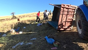 Piknik yolunda traktör devrildi: 25 yaralı