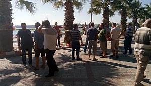 Silivri sahilinde panik anları