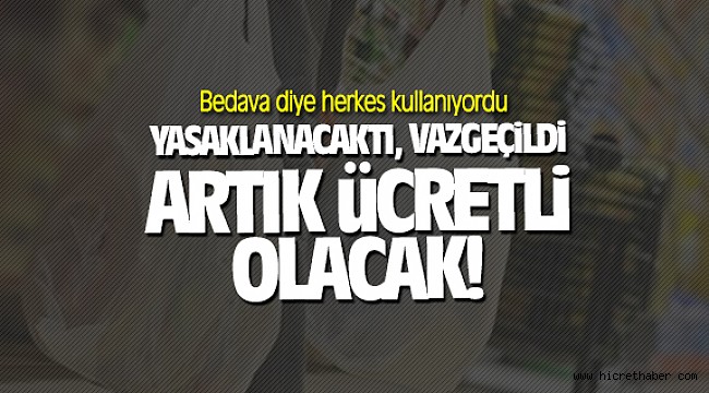 Tüm alışverişlerde poşet Artık ücretli olacak