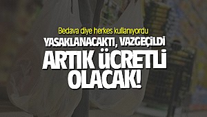 Tüm alışverişlerde poşet  Artık ücretli olacak