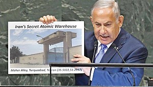 Bir BM klasiği netanyahu Tahran’daki nükleer depoyu gösterdi