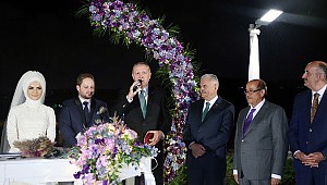 Cumhurbaşkanı Erdoğan nikah şahidi oldu