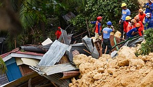 Filipinler'de toprak kayması: Enkaz altındakiler cep telefonuyla mesaj atıyor