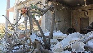 Hava ve kara saldırılarından sonra İdlib böyle görüntülendi