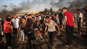 İsrail askerleri Gazze sınırında biri çocuk 2 Filistinliyi şehit etti