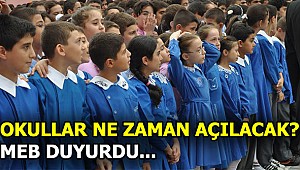 Okullar Pazartesi açılıyor mu? MEB duyurdu...