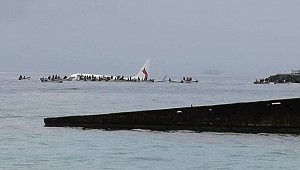 Yolcu uçağı denize iniş yaptı