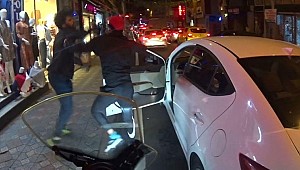 Kasımpaşa'da yuh dedirten olay! Seyir halindeki araçta kavga ettiler