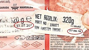 Migros'ta etiketi değiştirilen tarihi geçmiş ürünler