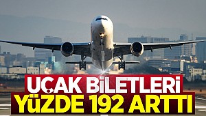 Uçak Biletleri Yüzde 192 Zamlandı