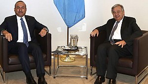 Çavuşoğlu ve Guterres Kaşıkçı cinayetini görüştü