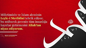 Cumhurbaşkanı Erdoğan Mevlit Kandili'ni kutladı