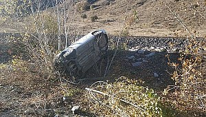 Erzincan'da otomobil şarampole düştü: 1 ölü