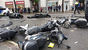 İspanya'da araç yayaların arasına daldı: 4 yaralı