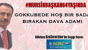 GÖKKUBEDE HOŞ BİR SADA BIRAKAN MUHSİN BAŞKAN 64 YAŞINDA