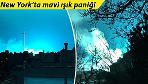 New York'ta esrarengiz mavi ışık paniğe yol açtı! Sebebi belli oldu