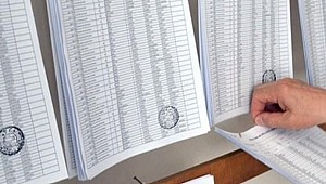 Seçmen listeleri 4 Ocak'ta askıda