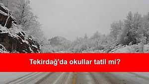 Tekirdağ'da okullar tatil mi? Tekirdağ hava durumu nasıl?