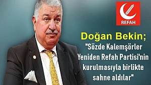 Yeniden Refah Partisi,Birleştirici ve Bütünleştirici bir GÜÇ olarak ortaya çıkmıştır.